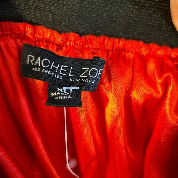 NWT Rachel Zoe Womens Pleated Skirt Size XL 100% Polyester Pull On Elastic Waist - Picture 6 of 12